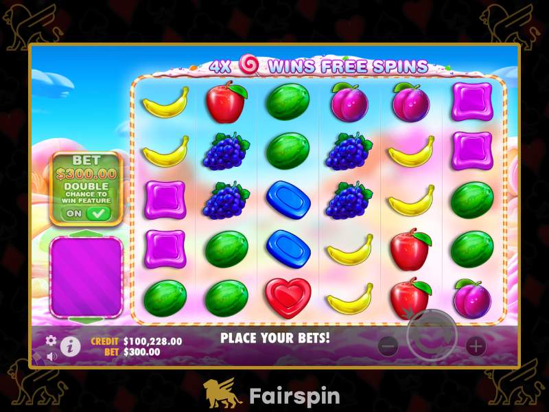 Choose FairSpin to play Sweet Bonanza
